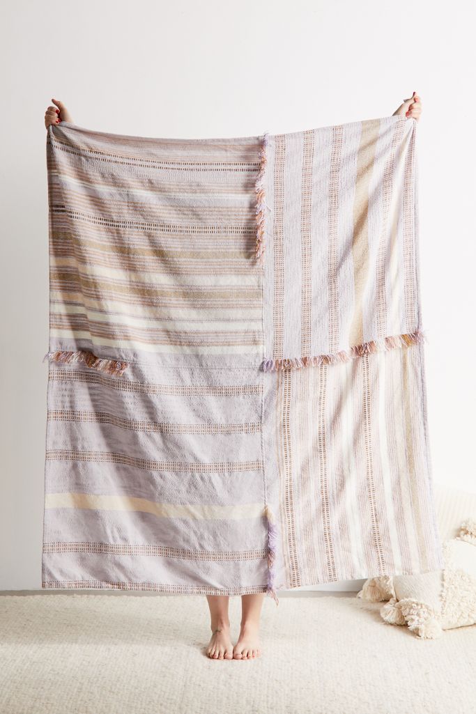 Mackenzie Patched Throw Blanket | Urban Outfitters