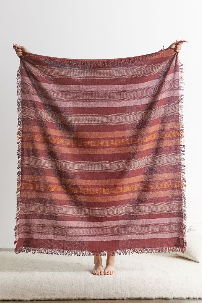Natural Island Throw Blanket | Urban Outfitters