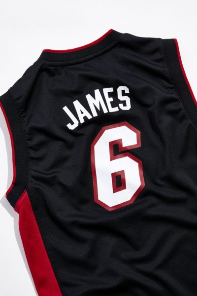 nba miami heat lebron james jersey