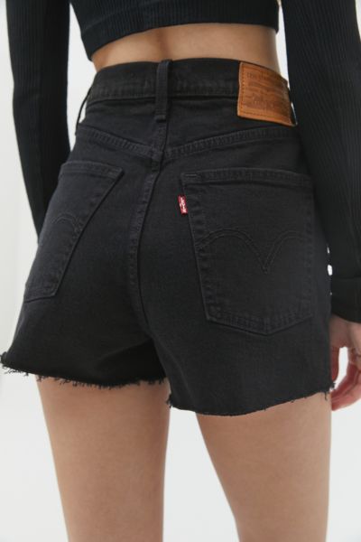 black high waisted levi shorts