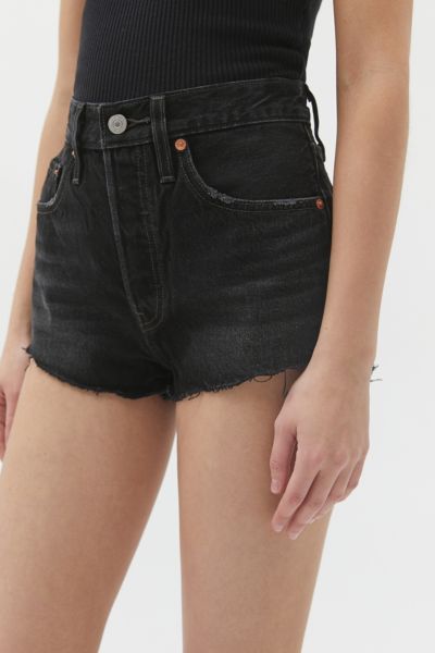 black high waisted levi shorts