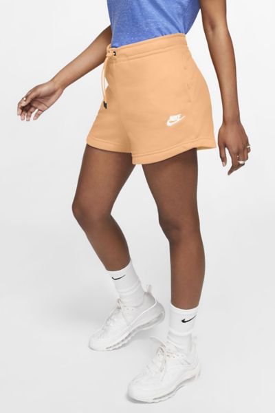 yellow nike sweatshorts