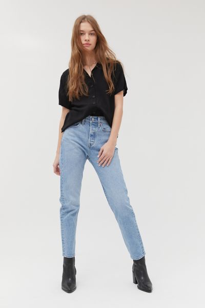 levi's wedgie straight jeans light wash