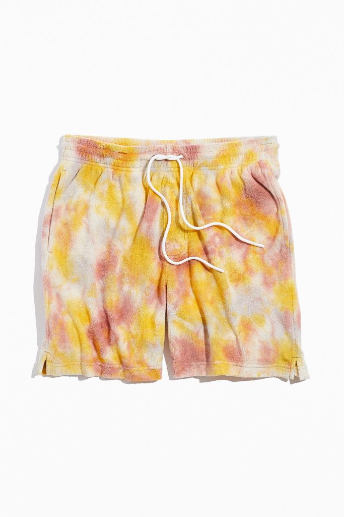UO Lucien Tie-Dye Terry Cloth Short | Urban Outfitters Canada