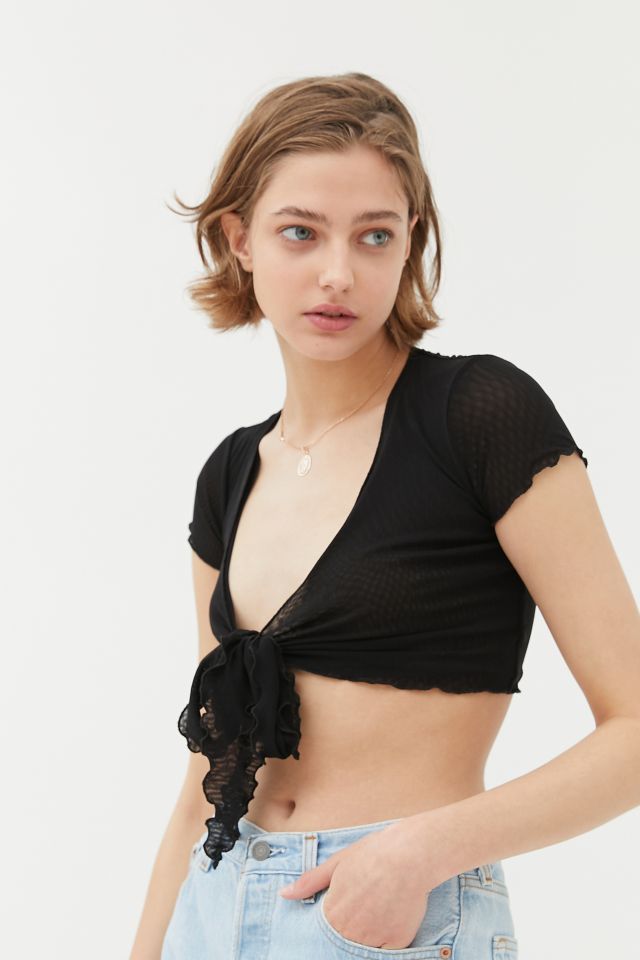 Only Hearts Tulle Wrap Bra Top | Urban Outfitters