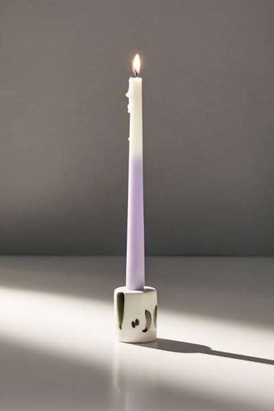 Reactive Ceramic Taper Candle Holder Urban Outfitters Canada   55361380 018 B