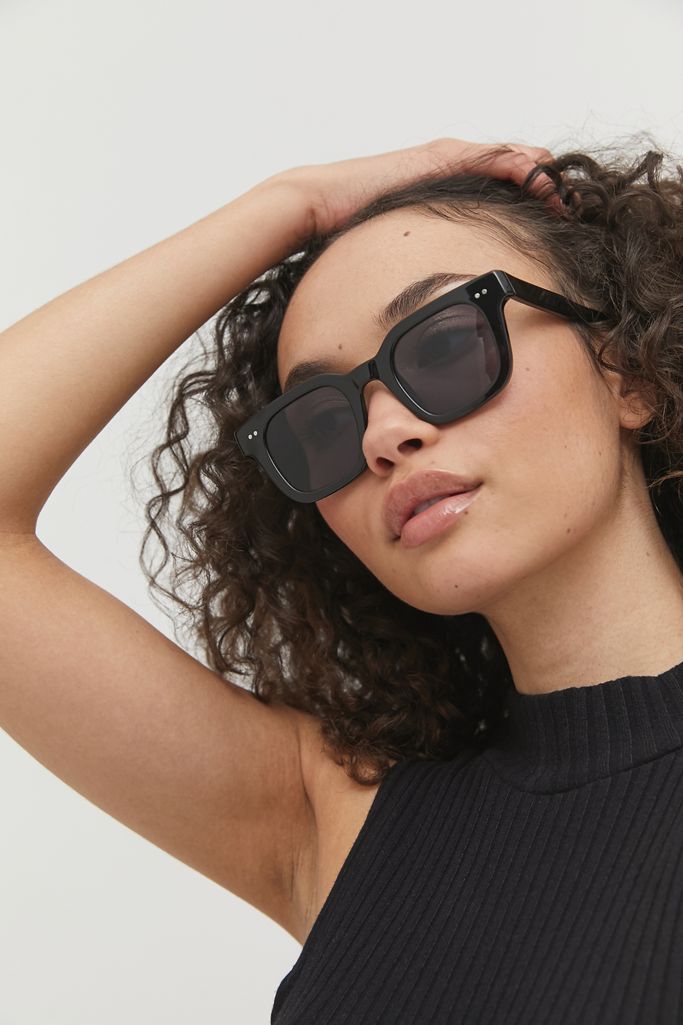 muir plastic rectangle sunglasses