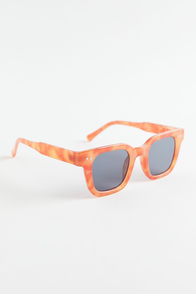 muir plastic rectangle sunglasses