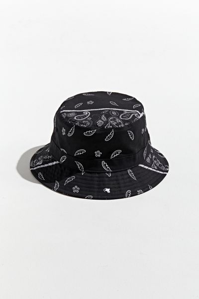 bandana print bucket hat