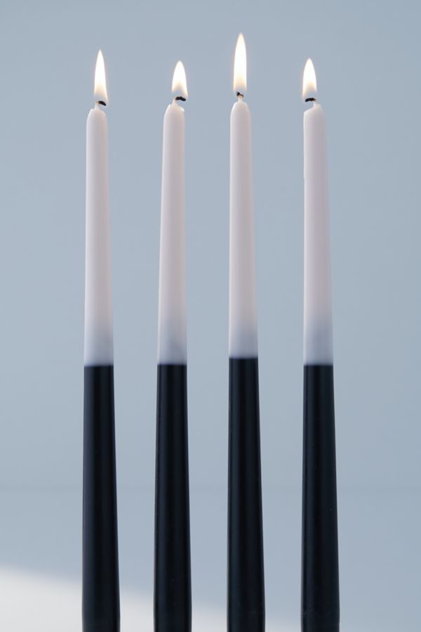 Slide View: 1: Ombre Taper Candle Set