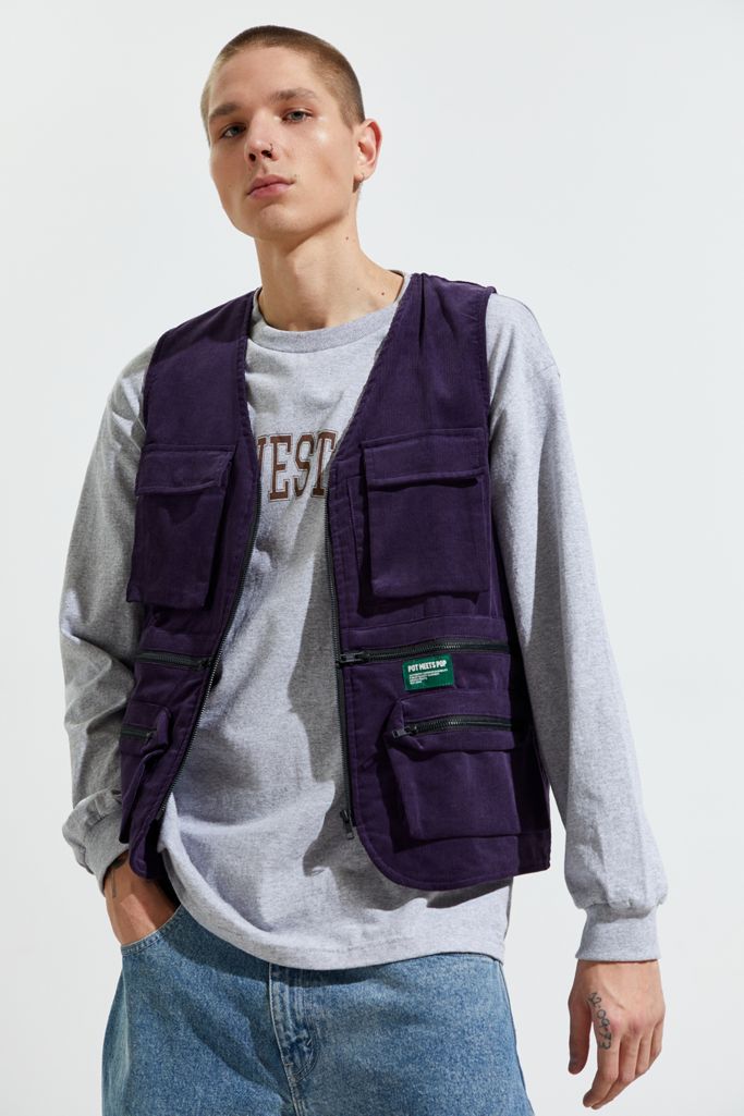 Pot Meets Pop Vader Utility Vest Urban Outfitters