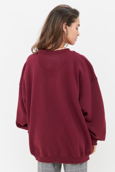 crew neck oversized sweatshirt