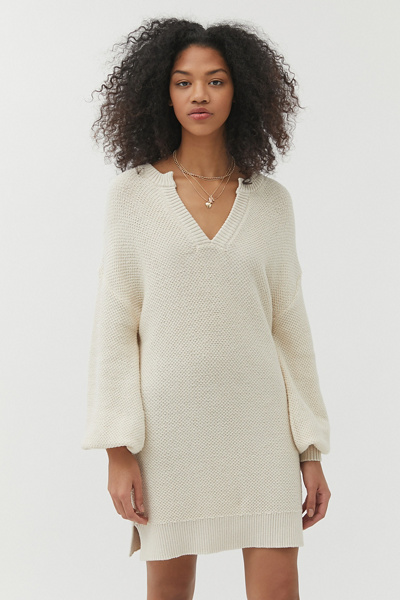 henley sweater dress