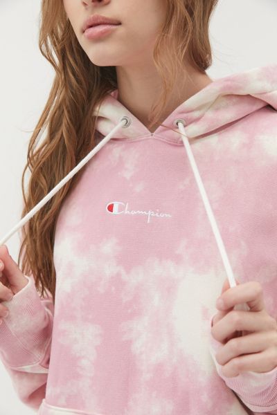 pink champion hoodie urban outfitters