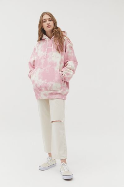 champion pink tie dye hoodie