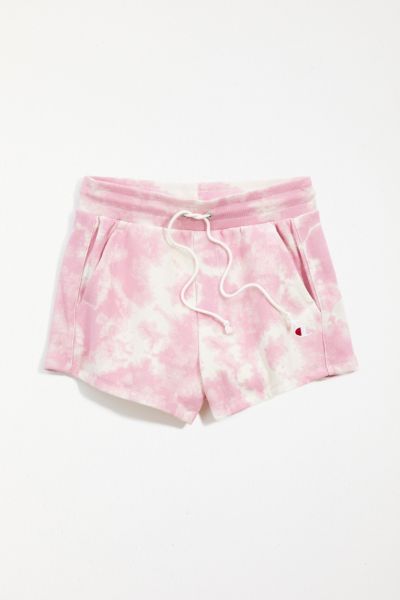 champion pink flower shorts