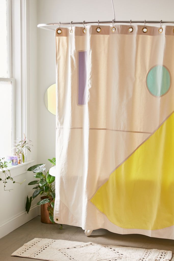 modern shower curtains fabric