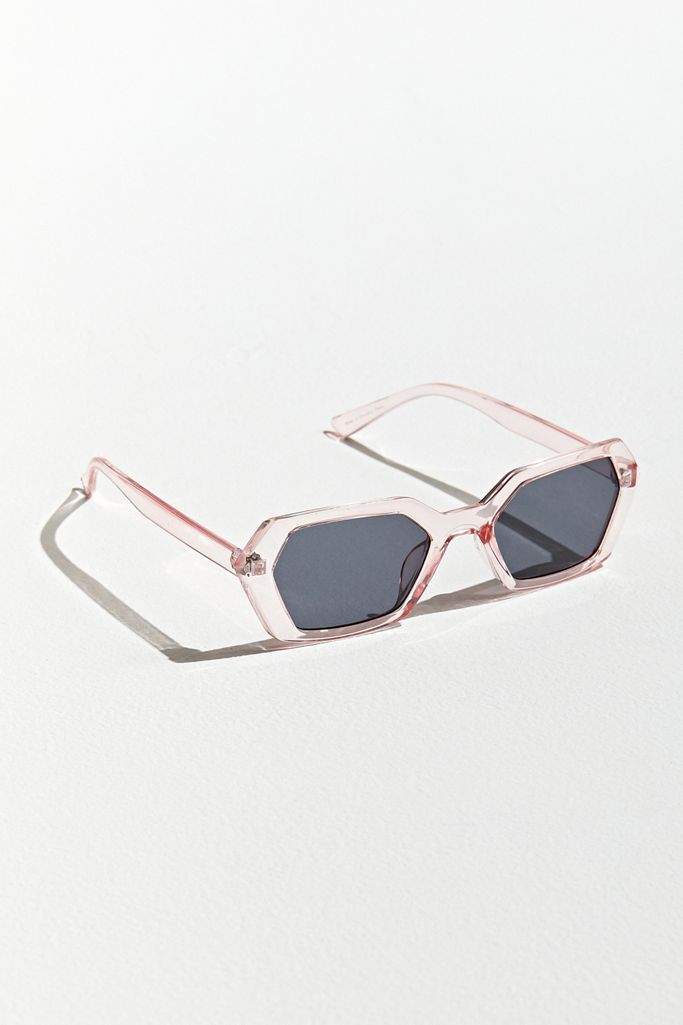 Crystal Mini Hexagon Sunglasses Urban Outfitters