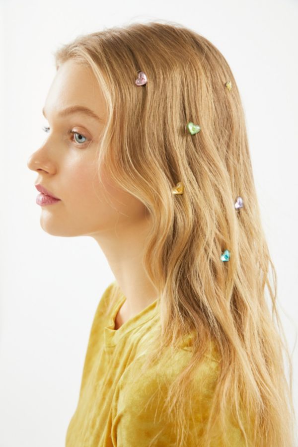 Urban Renewal Heart Twist Hair Accessory Set Urban Outfitters