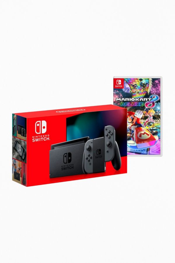 Nintendo Switch Console And Mario Kart 8 Deluxe Bundle 