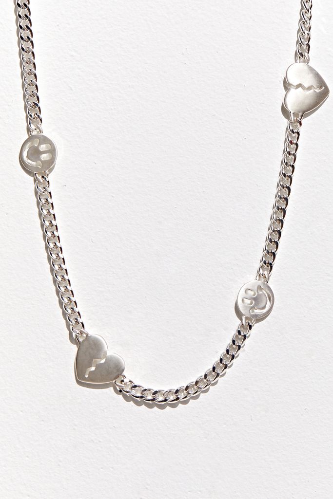 Broken Heart Pendant Necklace Urban Outfitters