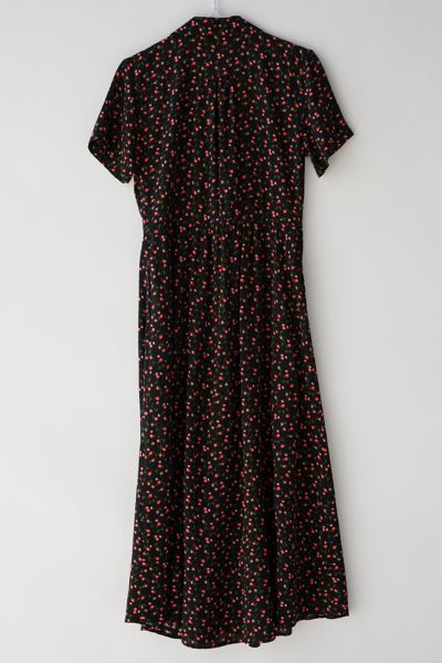 uo pindot midi shirt dress