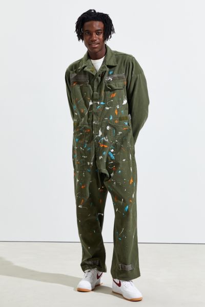 Urban Renewal Vintage Paint Splatter Coverall | Urban Outfitters