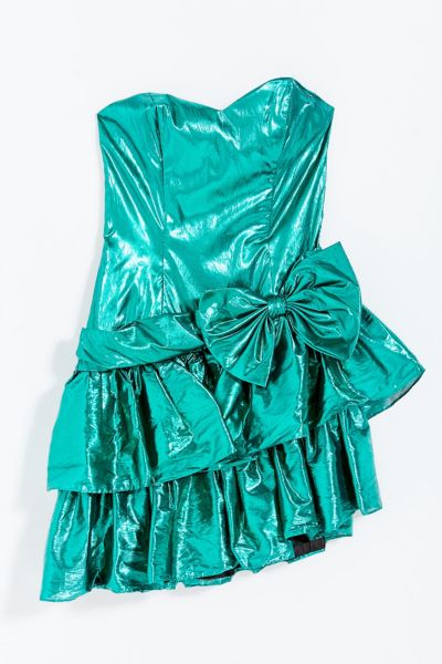 Vintage Ruffled Strapless Dress | Urban Outfitters