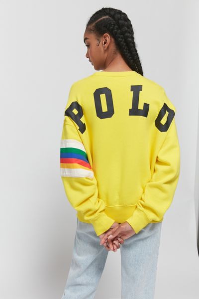 polo ralph lauren rainbow logo sweatshirt