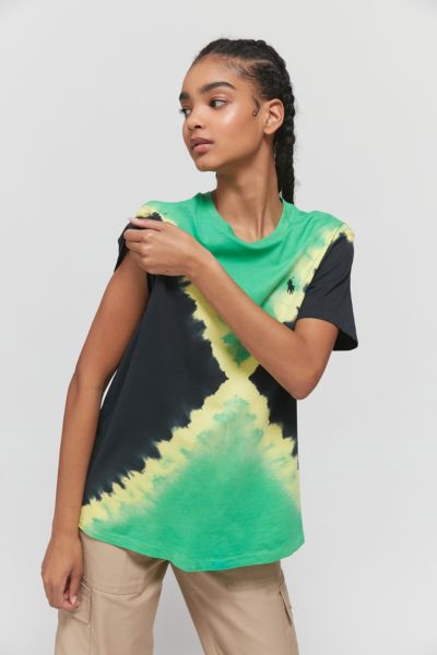 tie dye polo t shirt
