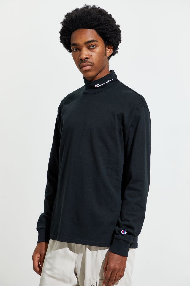 Champion Heavyweight Mock Neck Long Sleeve Tee | Urban Outfitters