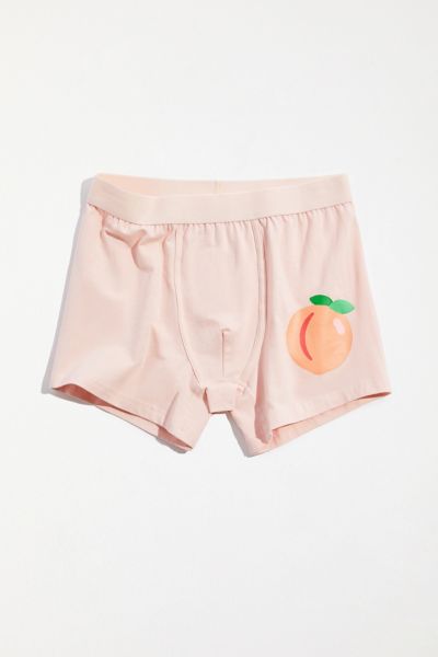 peach boxer shorts