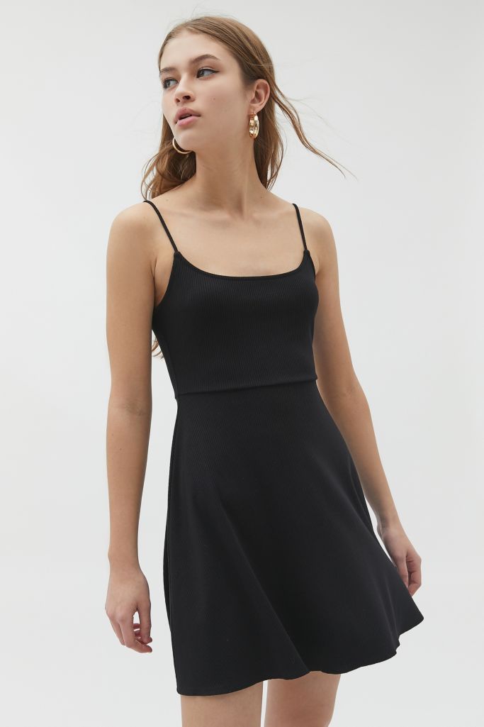 UO Cameron Ribbed Mini Dress | Urban Outfitters