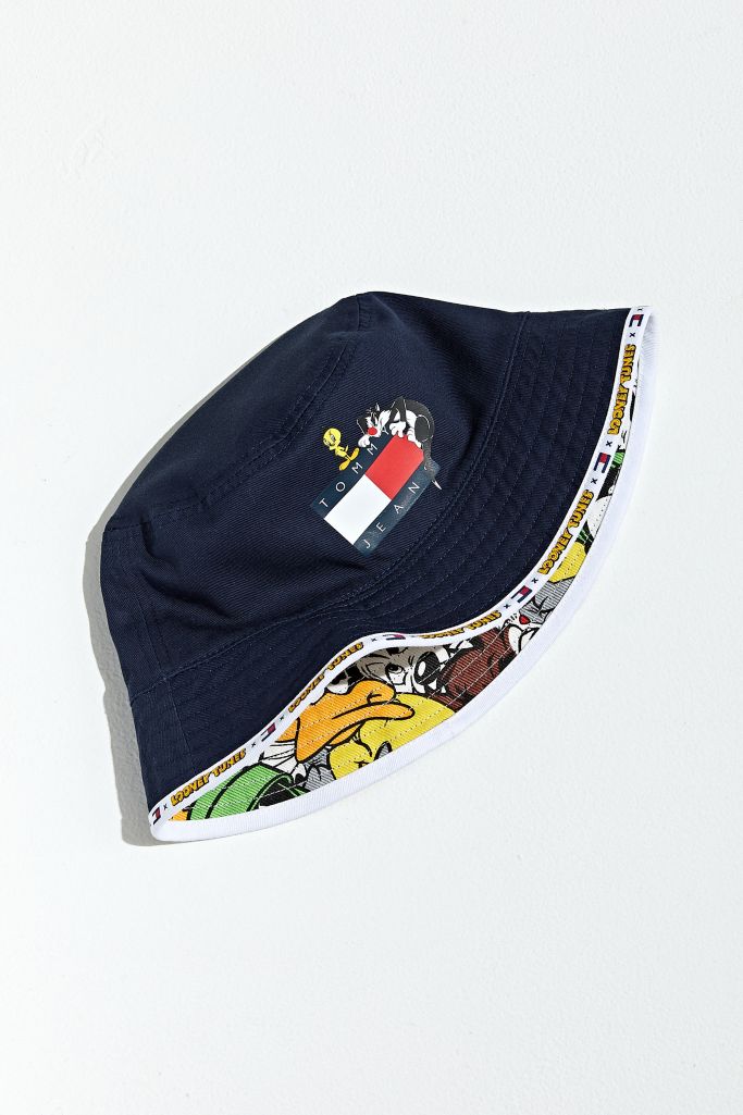 Tommy Jeans X Looney Tunes Reversible Bucket Hat Urban Outfitters