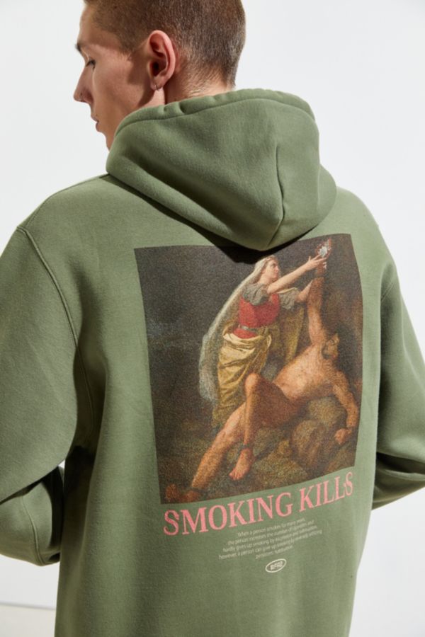 Fxxking Rabbits Smoking Kills Hoodie Sweatshirt Urban Outfitters
