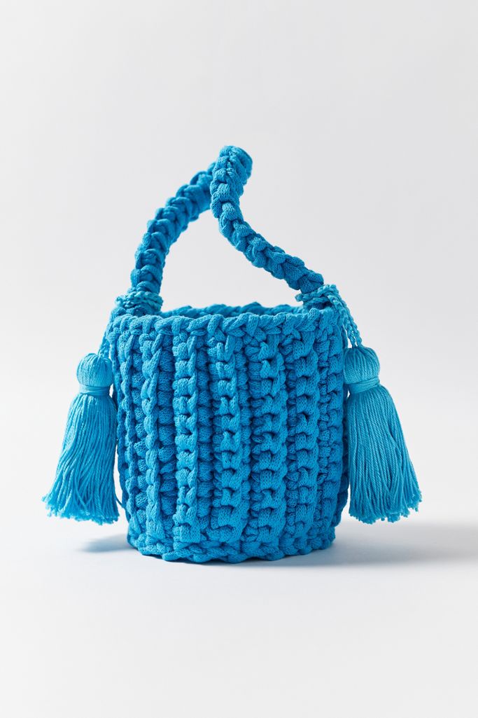 Binge Knitting Amalfi Bucket Bag Urban Outfitters