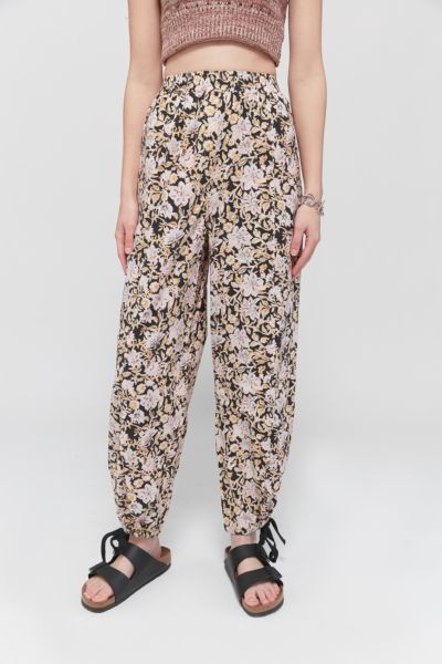 UO Paisley Tie-Cuff Jogger Pant | Urban Outfitters