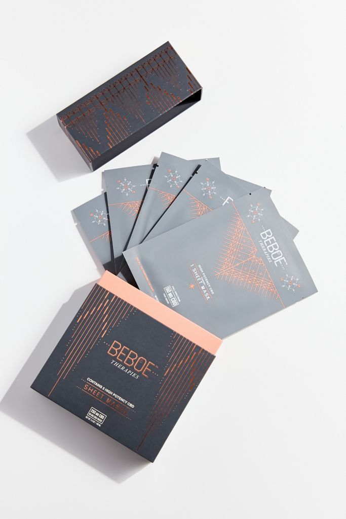 BEBOE Therapies HighPotency CBD Sheet Mask Set Urban Outfitters