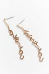 Love Hate Relationship Drop Earring | Urban Outfitters