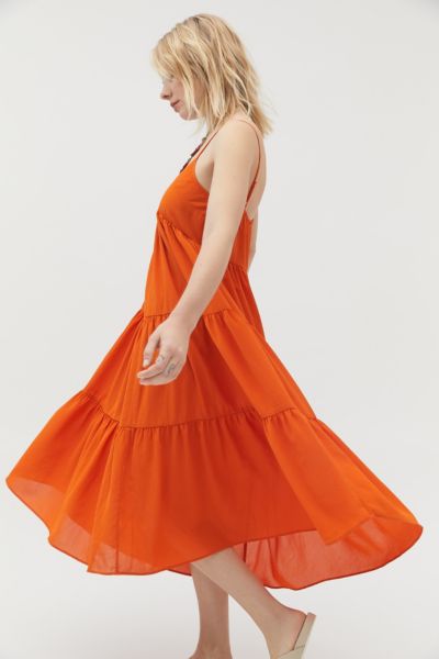 urban outfitters orange dress