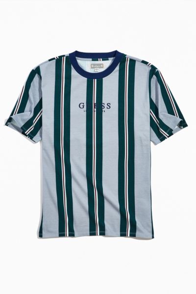 guess striped t shirt vertical