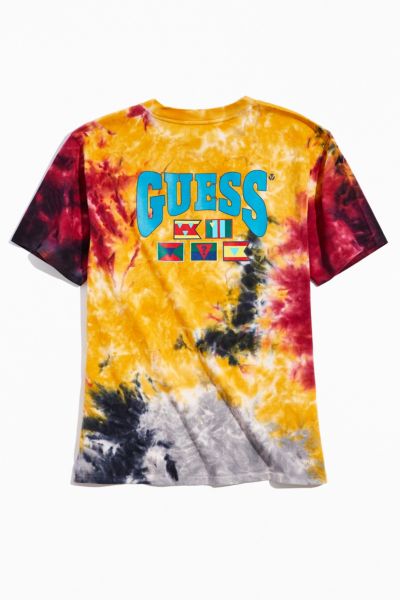 tie dye guess t shirt