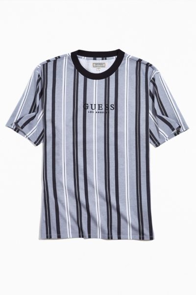 t shirt guess striped