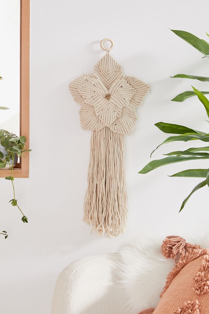 Macramé Flower Wall Hanging Urban Outfitters Canada
