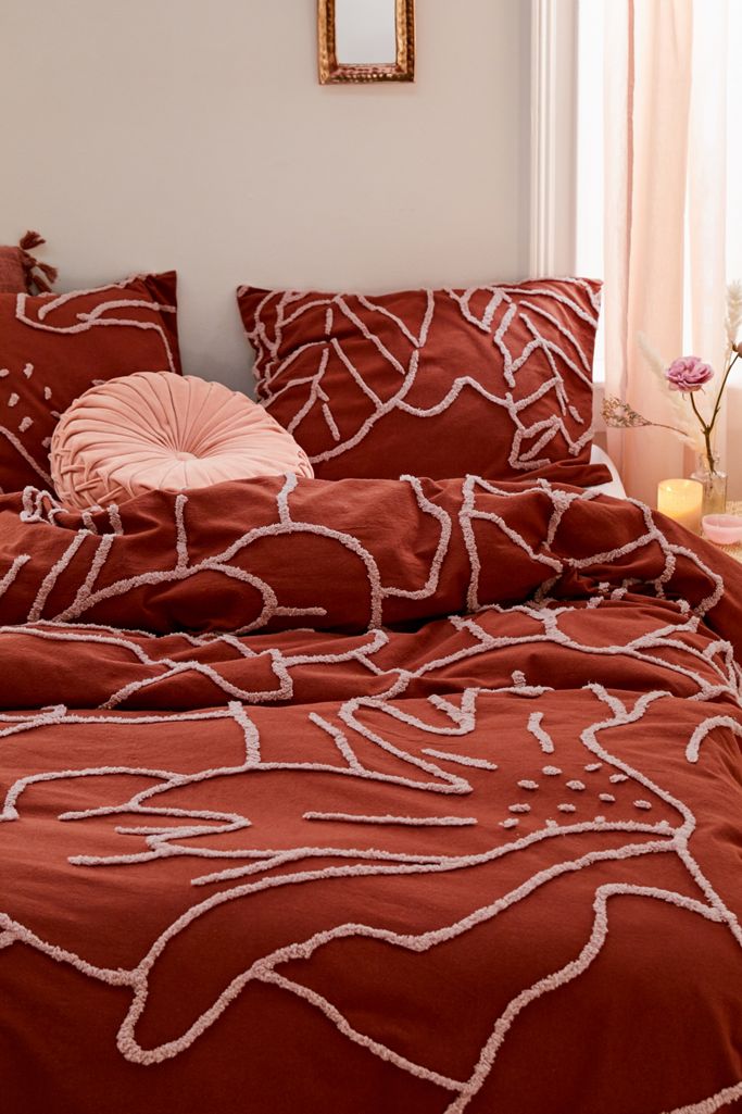 Posy Tufted Duvet Cover Urban Outfitters Canada