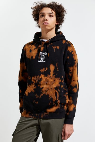 bleach tie dye hoodie