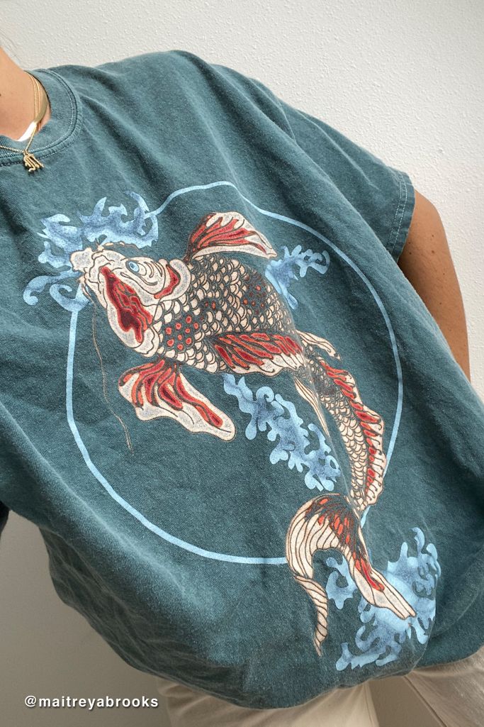 fish t shirt women's