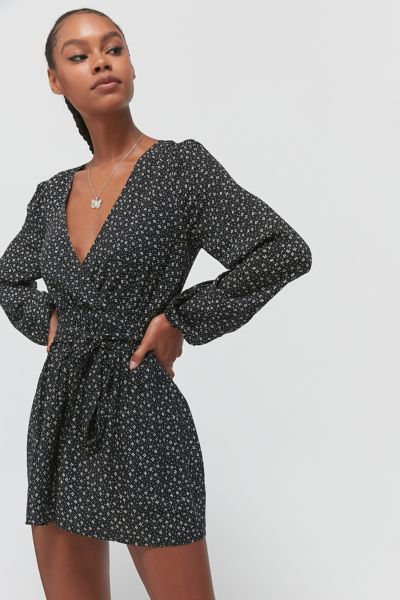 long sleeve romper dress