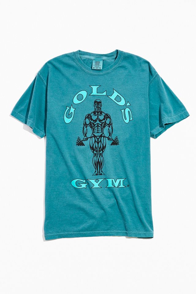 Gold S Gym Pigment Dye Tee Urban Outfitters