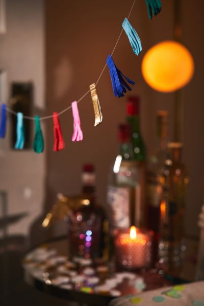 mini tassel garland